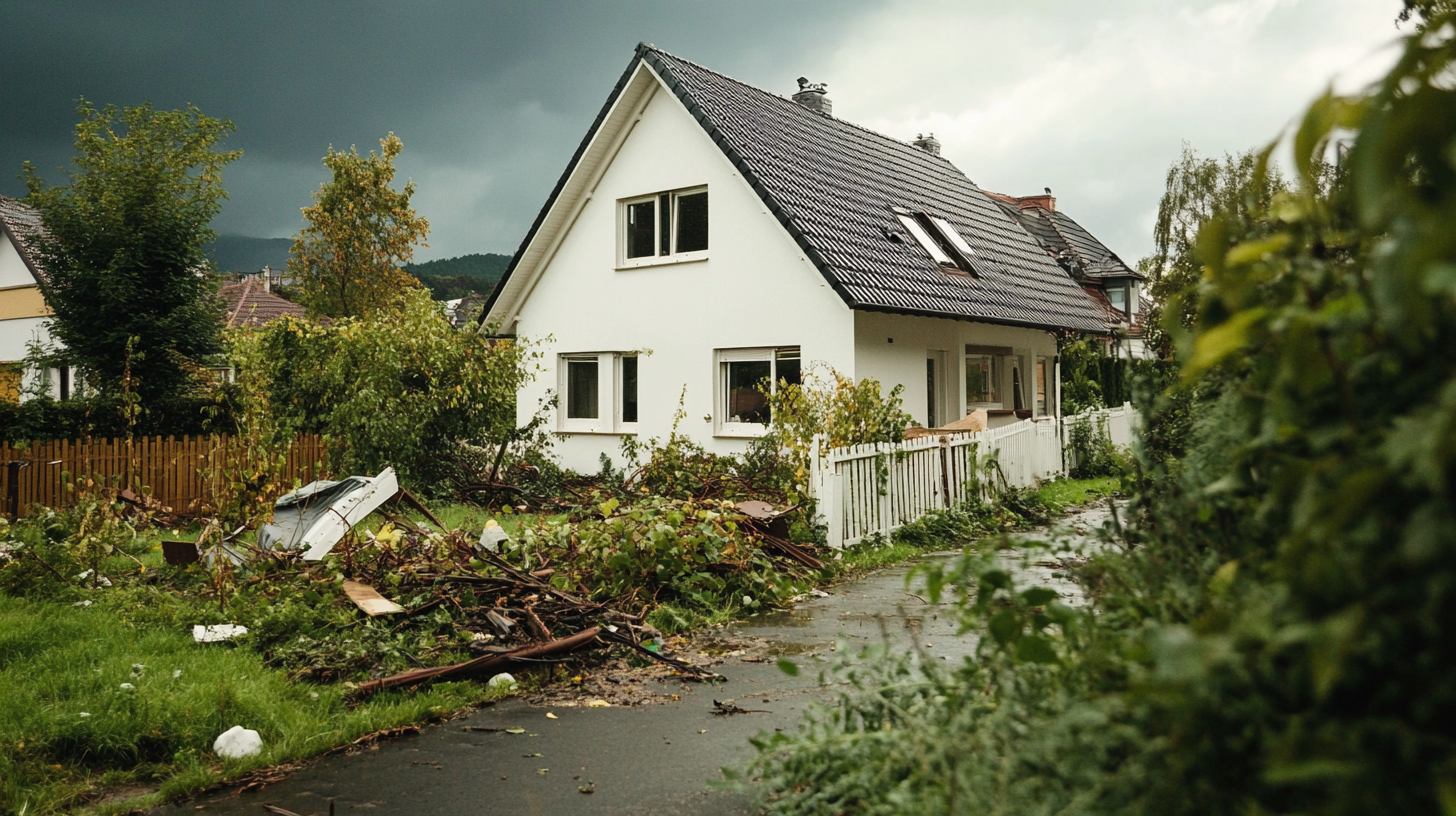 Sturmschaden im Garten: Welche Versicherung zahlt für Unwetterschäden?