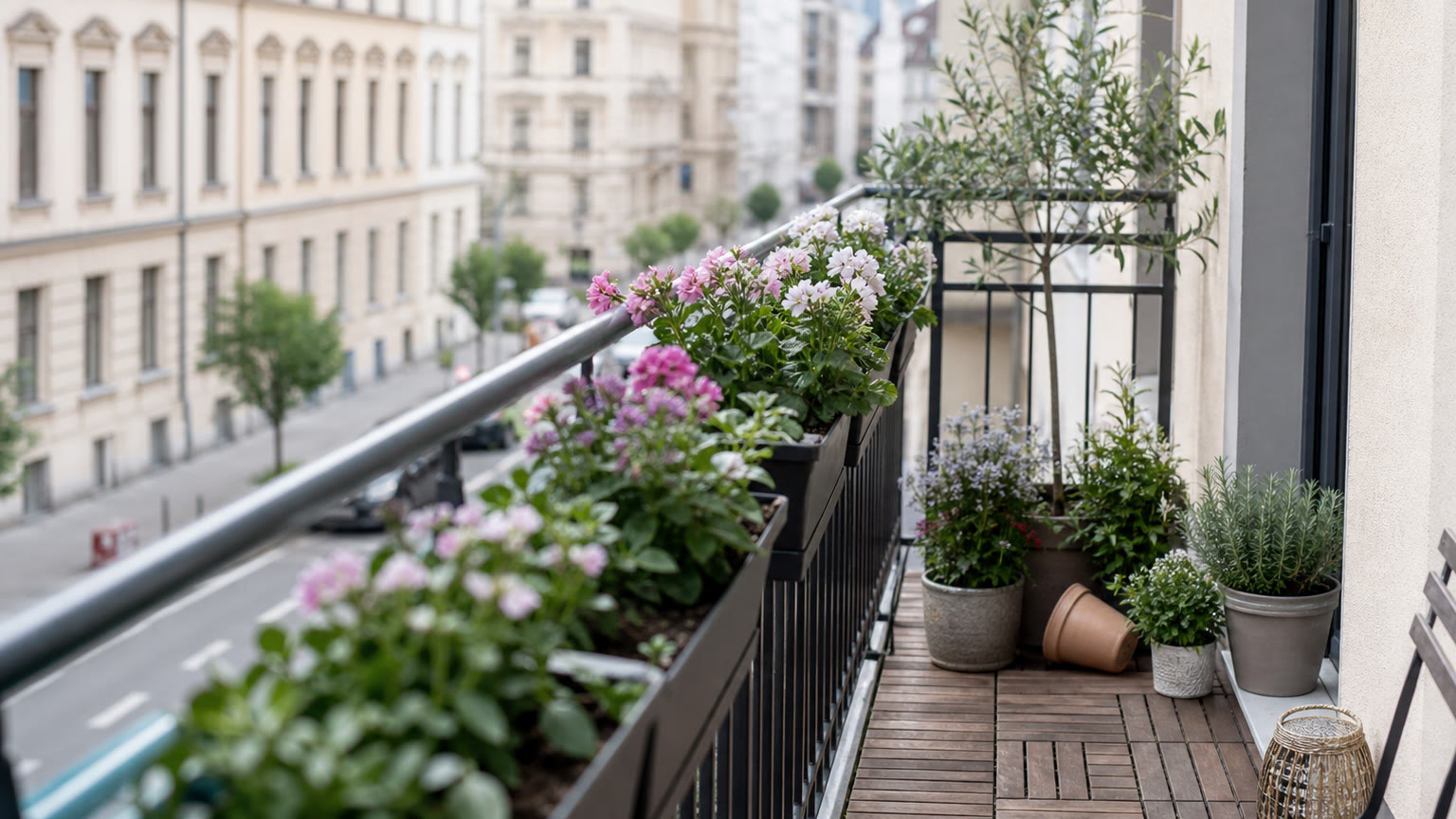 Blumentopf fällt vom Balkon auf Passanten: Welche Versicherung zahlt in Österreich?