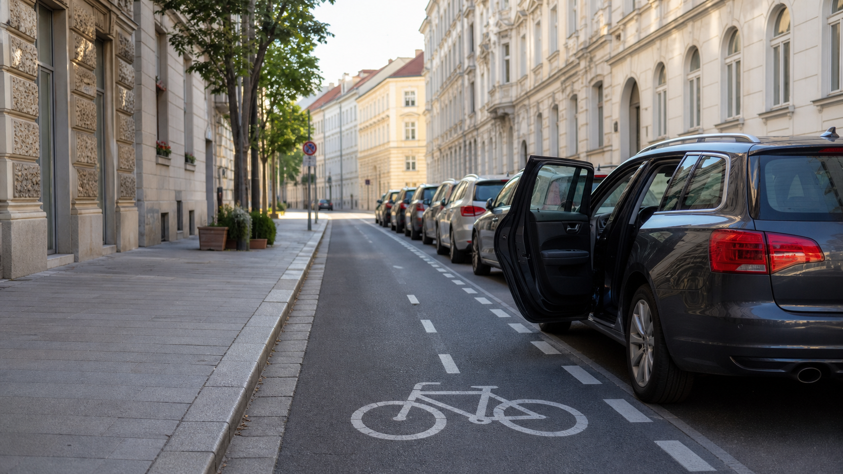 Dooring-Unfall in Österreich: Welche Versicherung zahlt bei geöffneter Autotür?