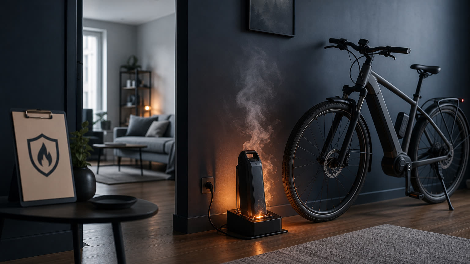 Fahrradakku-Brand in der Wohnung: Welche Versicherung zahlt in Österreich?