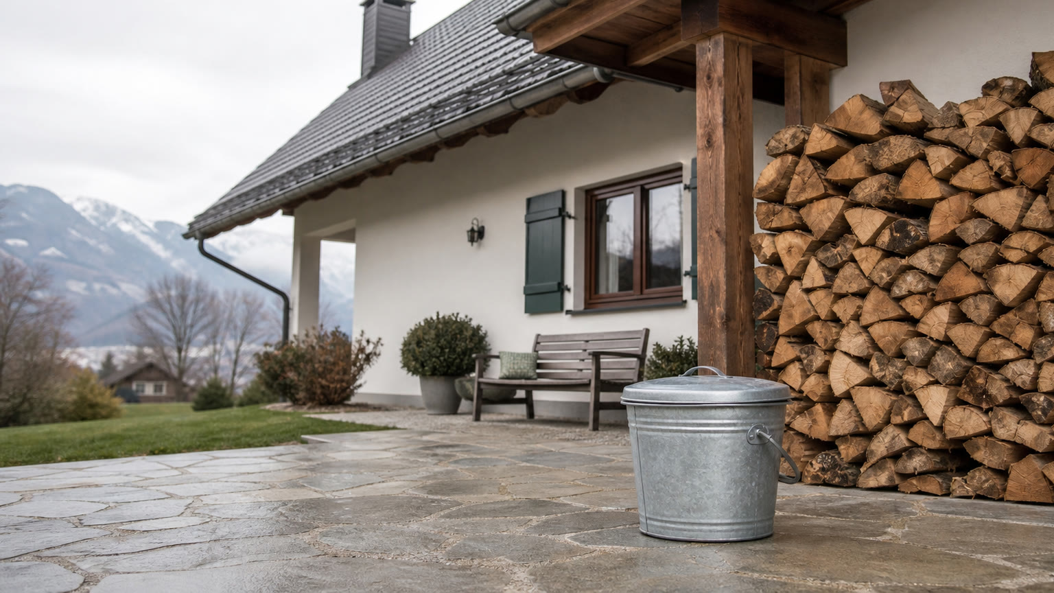 Heiße Asche in der Mülltonne verursacht Brand: Welche Versicherung zahlt in Österreich?