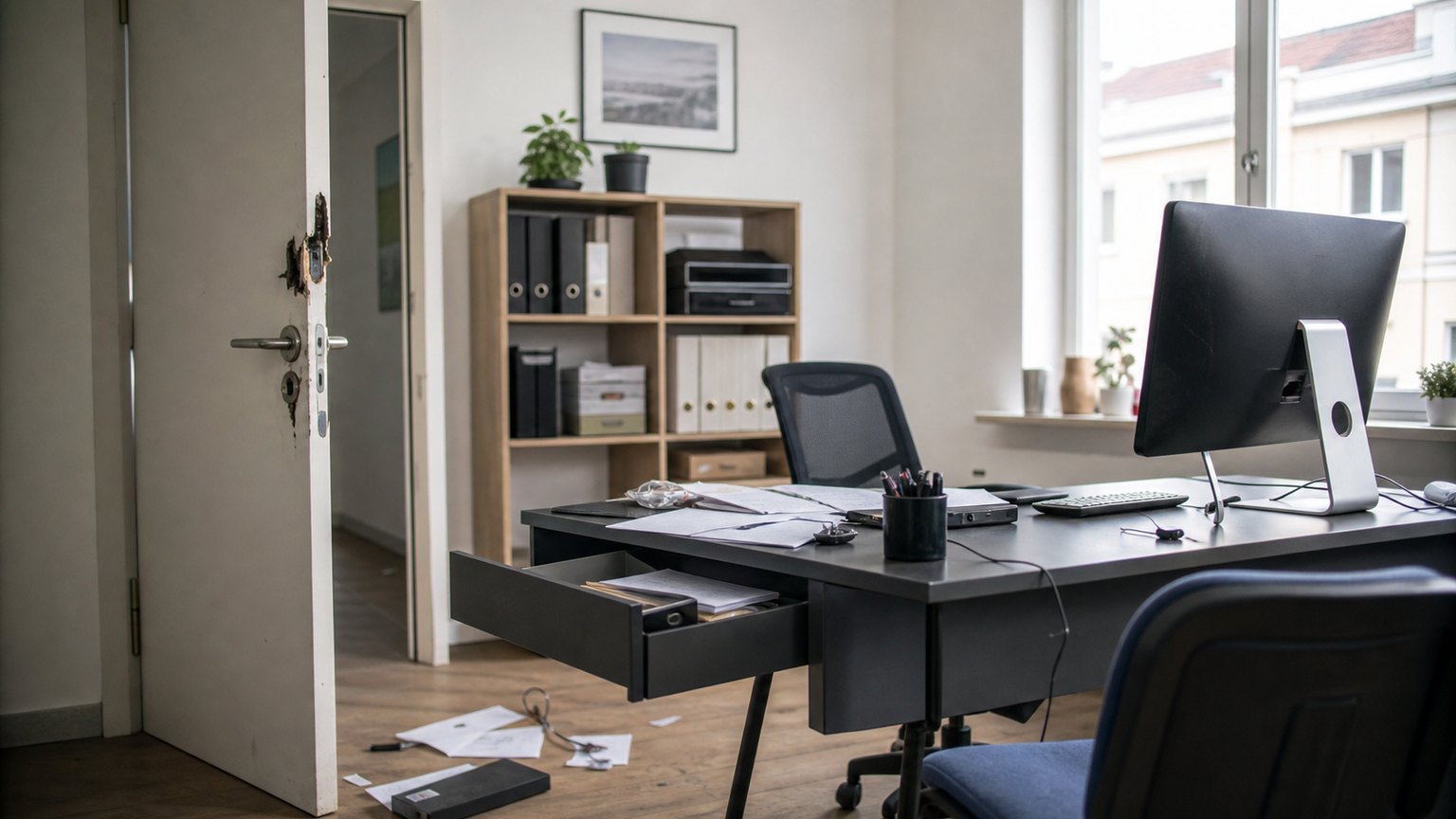 Einbruch im Büro: Welche Versicherung schützt EPU in Österreich?