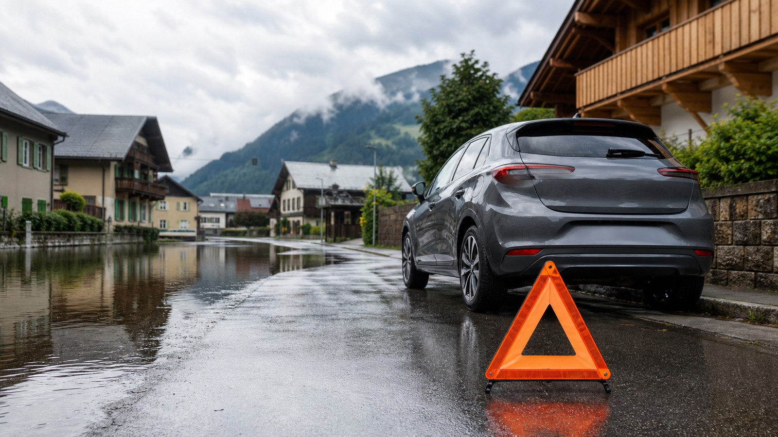 Auto im Hochwasser: Welche Versicherung zahlt Wasserschäden in Österreich?