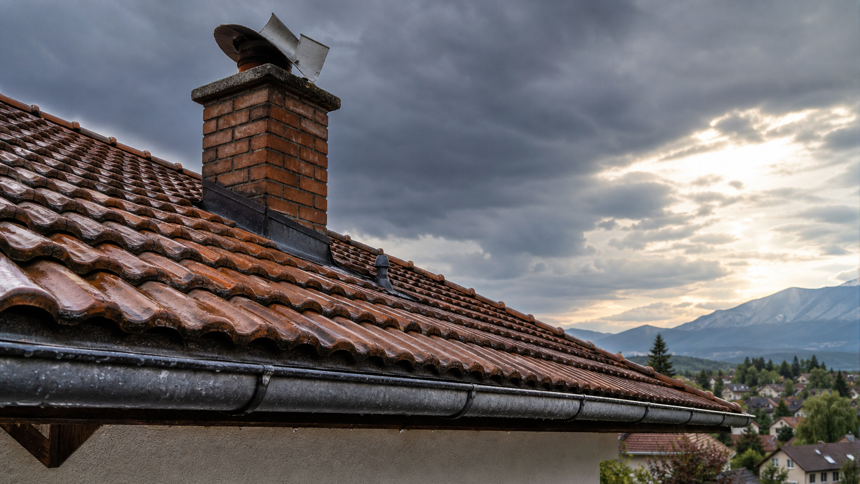 Kaminabdeckung durch Sturm beschädigt: Welche Versicherung zahlt in Österreich?