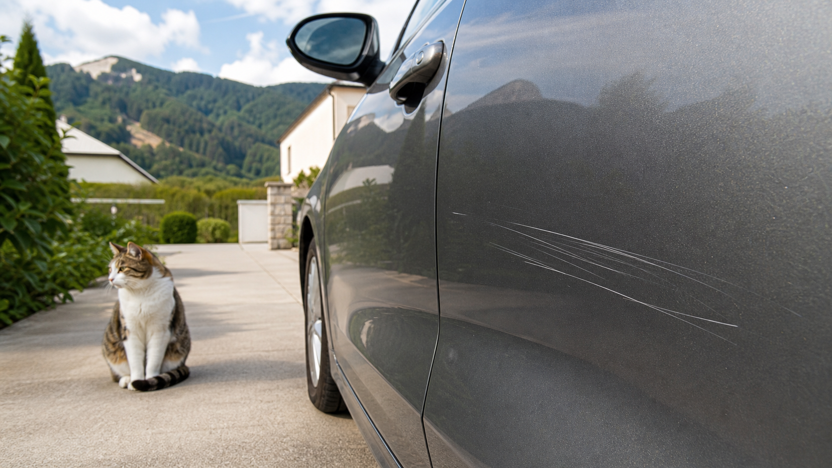 Katze zerkratzt fremdes Auto: Zahlt die Haftpflicht in Österreich?