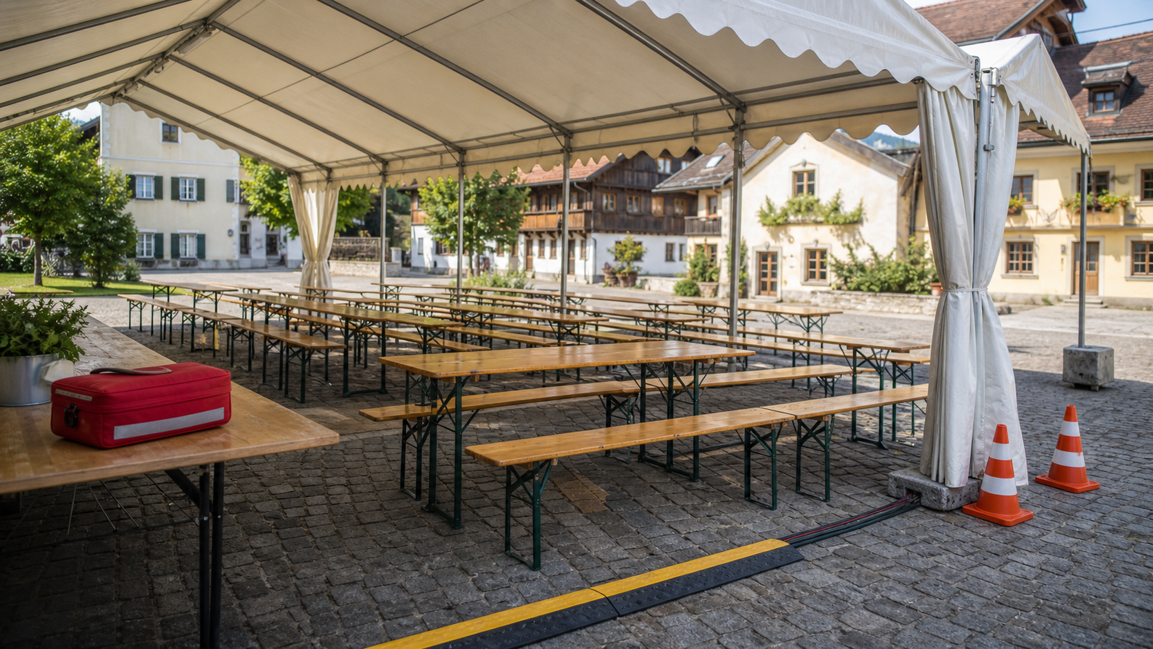 Besucher verletzt sich am Vereinsfest: Welche Versicherung zahlt in Österreich?