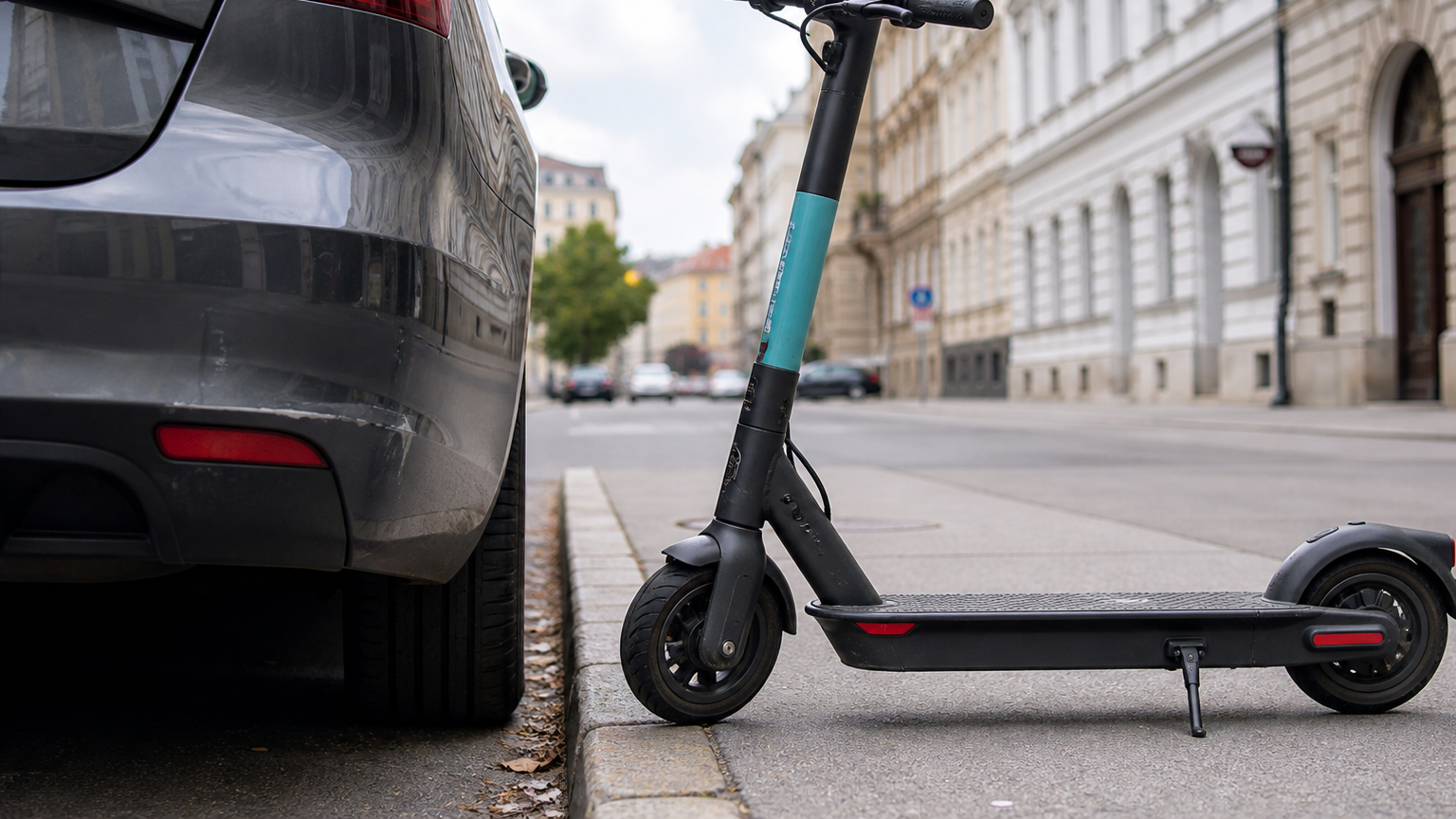 Leih-E-Scooter beschädigt geparktes Auto: Zahlt Privathaftpflicht oder Rechtsschutz in Österreich?