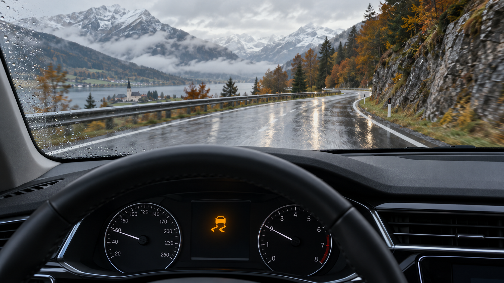 ESP-Warnleuchte leuchtet: Weiterfahren und Versicherung in Österreich
