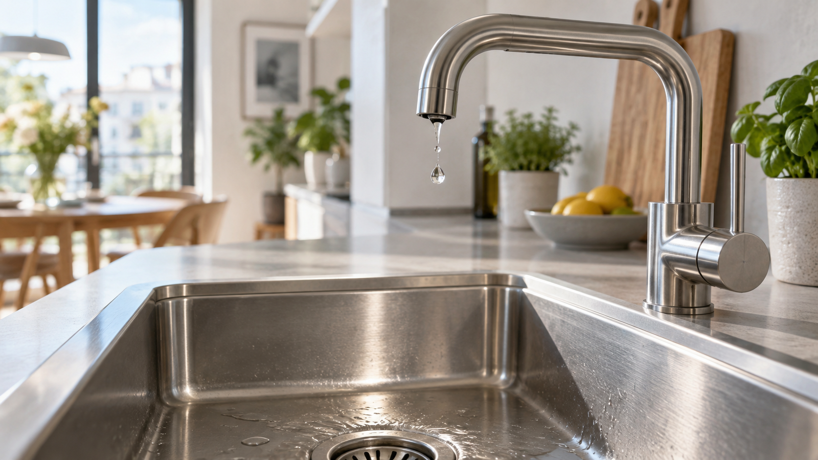 Küchenarmatur tropft in der Mietwohnung: Wer zahlt Reparatur und Wasserschäden in Österreich?