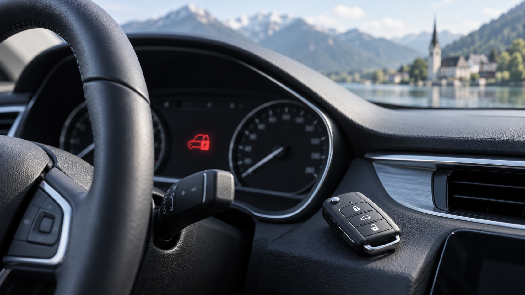 Wegfahrsperre-Symbol leuchtet: Auto startet nicht – was tun und zahlt die Versicherung in Österreich?